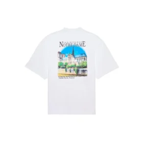 T-shirt à col rond et manches courtes « Sacr Cur » avec imprimé alphabétique, blanc 641532TJVH69000 T-shirt à col rond et manches courtes « Sacr Cur » avec imprimé alphabétique, blanc 641532TJVH69000