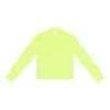T-shirt à col rond et manches longues « Fluo Yellow » 704103TMVB77204