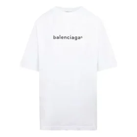 T-shirt à col rond imprimé SS21 Blanc 641655TIV549040