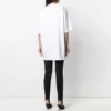 T-shirt à col rond imprimé SS21 Blanc 641655TIV549040