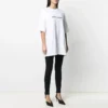 T-shirt à col rond imprimé SS21 Blanc 641655TIV549040