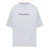 T-shirt à col rond imprimé SS21, gris 620941TIV501167