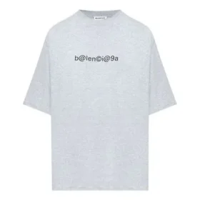T-shirt à col rond imprimé SS21, gris 620941TIV501167