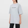 T-shirt à col rond imprimé SS21, gris 620941TIV501167
