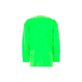 T-shirt à col rond imprimé SS21 pour homme, vert 641667TJVI34162