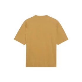 T-shirt à col rond pour homme Balenciaga à imprimé alphabétique et manches courtes, couleur kaki 620969TIV509605