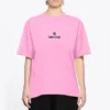 T-shirt à col rond Sponsor rose/rouge 612965TJVD95764
