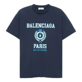 T-shirt College 1917 coupe moyenne « Blue » 612965TMV954140