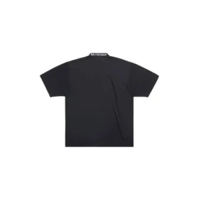 T-shirt coupe moyenne « Black Faded » 739784TOVF49034