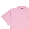 T-shirt court oversize BB Classic Balenciaga « Pink » 783399TQVS85708