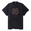 T-shirt Crypto Oversize « Black Faded » 739028TOVN81055