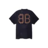 T-shirt Crypto Oversize « Black Faded » 739028TOVN81055