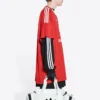 T-shirt de football Balenciaga x adidas Oversized « Rouge » 723663TNV136400