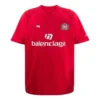 T-shirt de football oversize « Rouge Blanc » 641658TJV516540