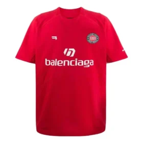 T-shirt de football oversize « Rouge Blanc » 641658TJV516540