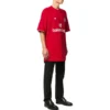 T-shirt de football oversize « Rouge Blanc » 641658TJV516540