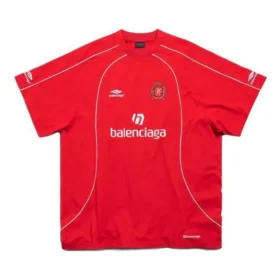 T-shirt de football oversize « Rouge Blanc » 777705TPVV36643