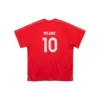 T-shirt de football oversize « Rouge Blanc » 777705TPVV36643