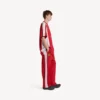 T-shirt de football pour homme oversize, rouge