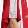 T-shirt de football pour homme oversize, rouge