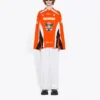 T-shirt de hockey à manches longues à empiècements « Orange » 657105TKV247074