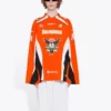 T-shirt de hockey à manches longues à empiècements « Orange » 657105TKV247074