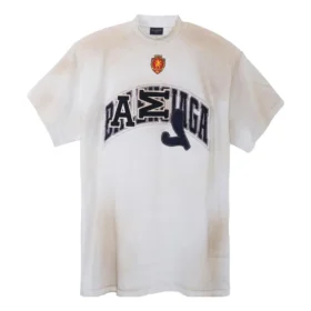T-shirt de skateur oversize « Dirty White » 739028TOVN29012