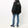 T-shirt de sport classique Balenciaga pour homme, imprimé alphabétique, noir 641679TJVE51000