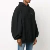 T-shirt de sport classique Balenciaga pour homme, imprimé alphabétique, noir 641679TJVE51000