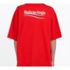 T-shirt de sport à manches courtes, coupe ample, rouge 556102TAV446403