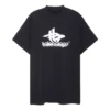 T-shirt de sport superposé oversize « Black White » 739028TPVF21070