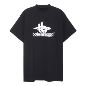 T-shirt de sport superposé oversize « Black White » 739028TPVF21070