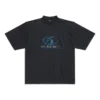 T-shirt de surfeur coupe moyenne « Black Blue » 764235TPVM31412