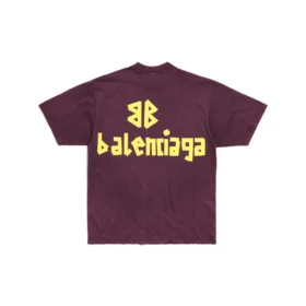 T-shirt de type « Tape Type » « Rouge foncé » 739784TOVA94029