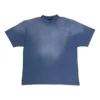 T-shirt dessiné à la main « Blue » 764235TPVU42671