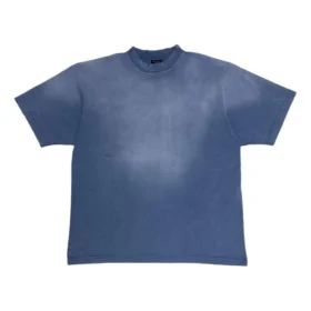 T-shirt dessiné à la main « Blue » 764235TPVU42671
