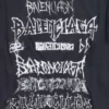 T-shirt DIY Metal « Black White » 641675TPVO31569