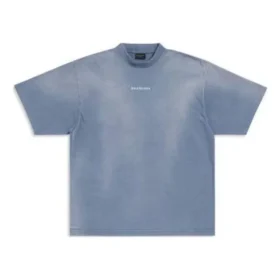 T-shirt dos nu coupe moyenne « Blue White » 764235TPVK14313