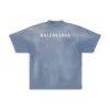 T-shirt dos nu coupe moyenne « Blue White » 764235TPVK14313
