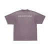 T-shirt à dos nu, coupe moyenne « Violet Gris » 764235TPVK15500