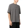T-shirt en coton avec logo brodé « Grey » 612966TNVG91300
