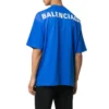 T-shirt en coton avec logo imprimé dans le dos « Blue » 570805THV808077