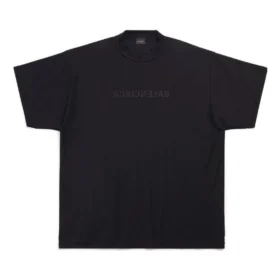 T-shirt en coton « Mirror » « Noir » 720198TNVR51069