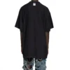 T-shirt en coton « Mirror » « Noir » 720198TNVR51069