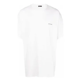 T-shirt en coton à petit logo « Blanc » 556151TYK289000