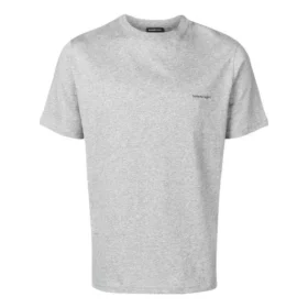 T-shirt en coton à petit logo imprimé « Grey » 556151TYK281300