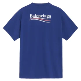 T-shirt en jersey de coton à logo politique BLGA-508203-TAV44-BL
