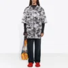 T-shirt en maille camouflage « Grey » 647651TJLC51240