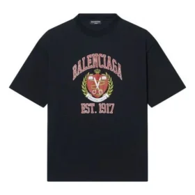 T-shirt Est.1917 Crest Logo « Noir » 670943TLV891076