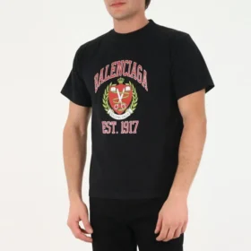 T-shirt Est.1917 Crest Logo « Noir » 670943TLV891076